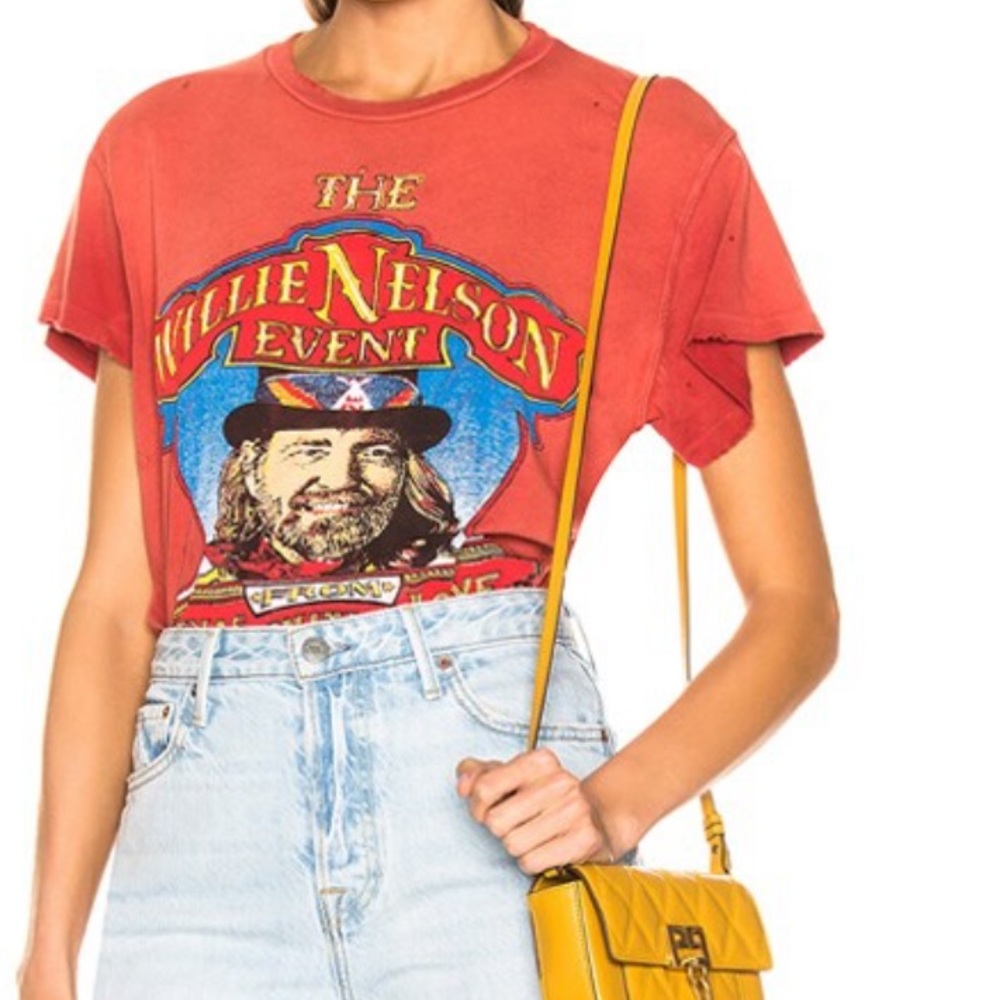 MADEWORN Women’s Willie Nelson From Texas With Love Tee